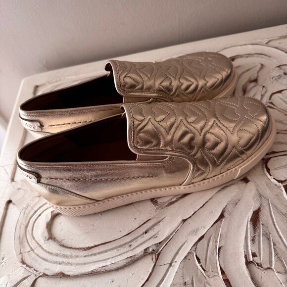 See by Chloe gold slip on sneaker size 39 - Picture 2 of 9